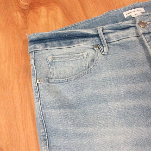 GOOD AMERICAN Good Curve Straight Light Compression Jeans Sz 18 Denim GCSTPB014T - Picture 4 of 16